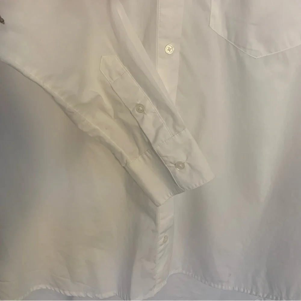 Madewell White Button Down Long Sleeve Top Womens Size Small - Picture 5 of 11